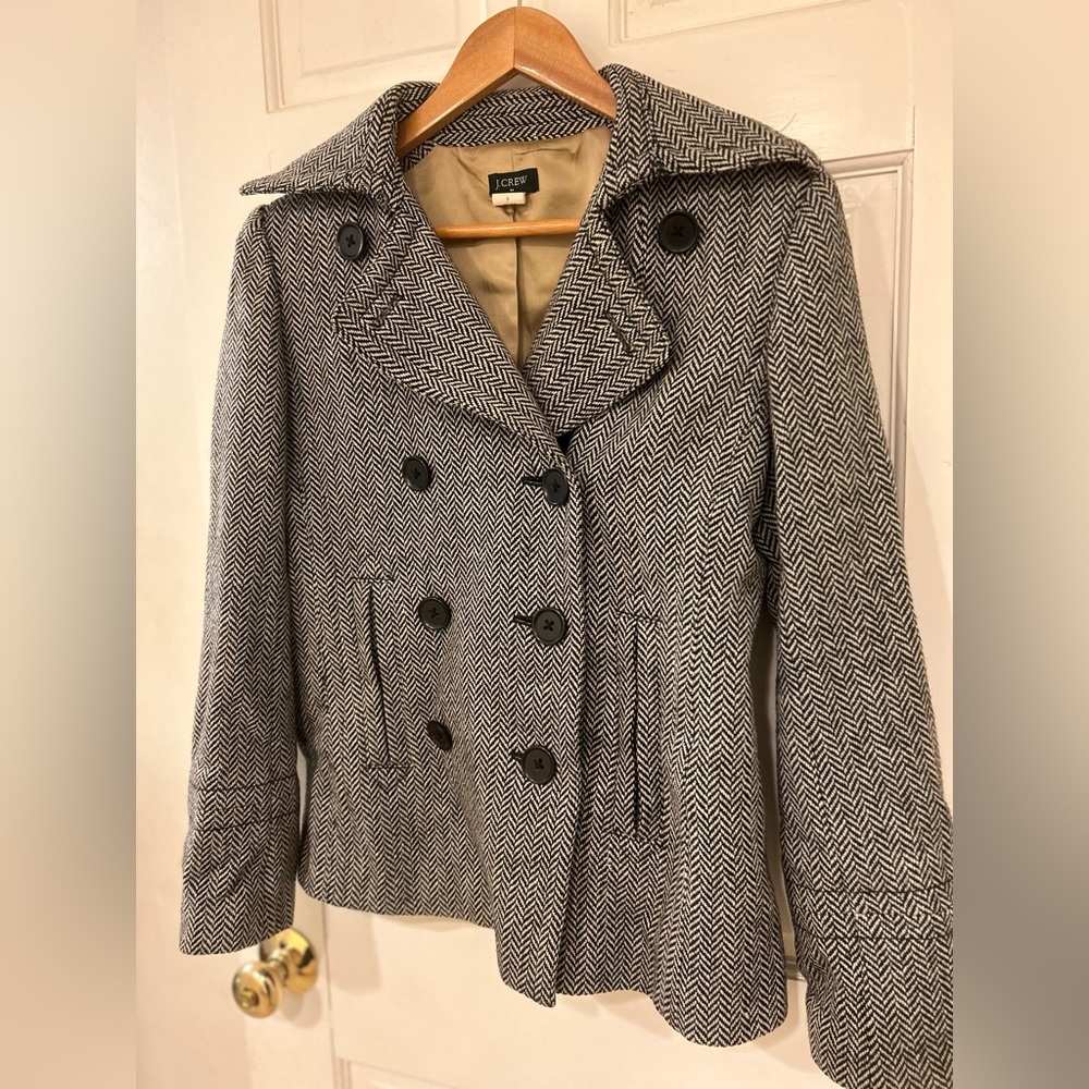 J.Crew Small Wool Herringbone Jacket